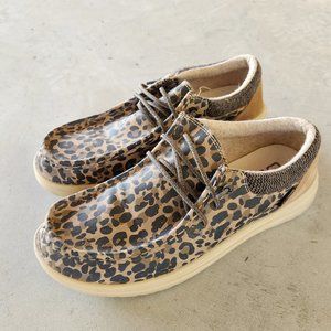 Leopard Hey Dudes Women's size 11